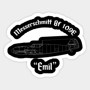 Messerschmitt Bf 109E Sticker